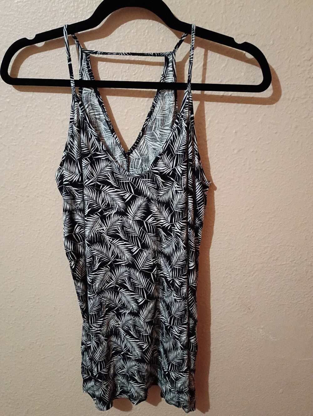 Old Navy Size Small Palm Print Strappy Tank